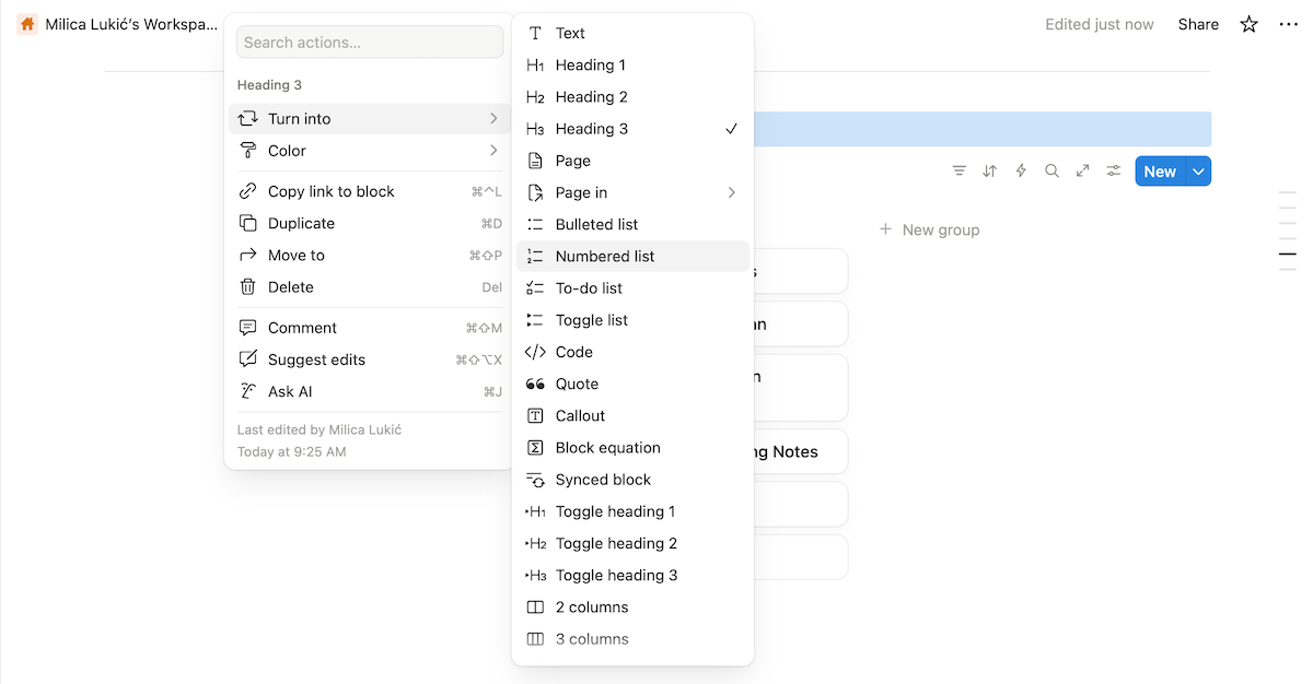 Notion’s building blocks
