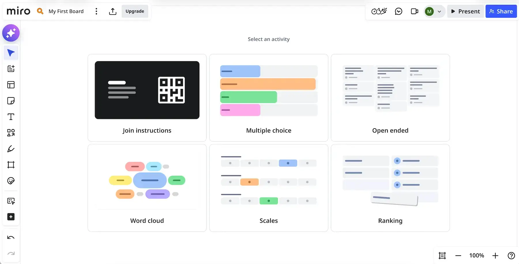 Engage Activities in Miro