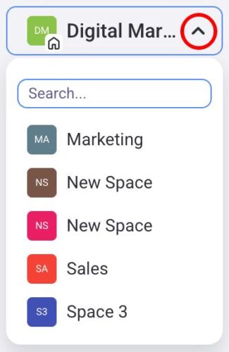 Space overview - Plaky Help