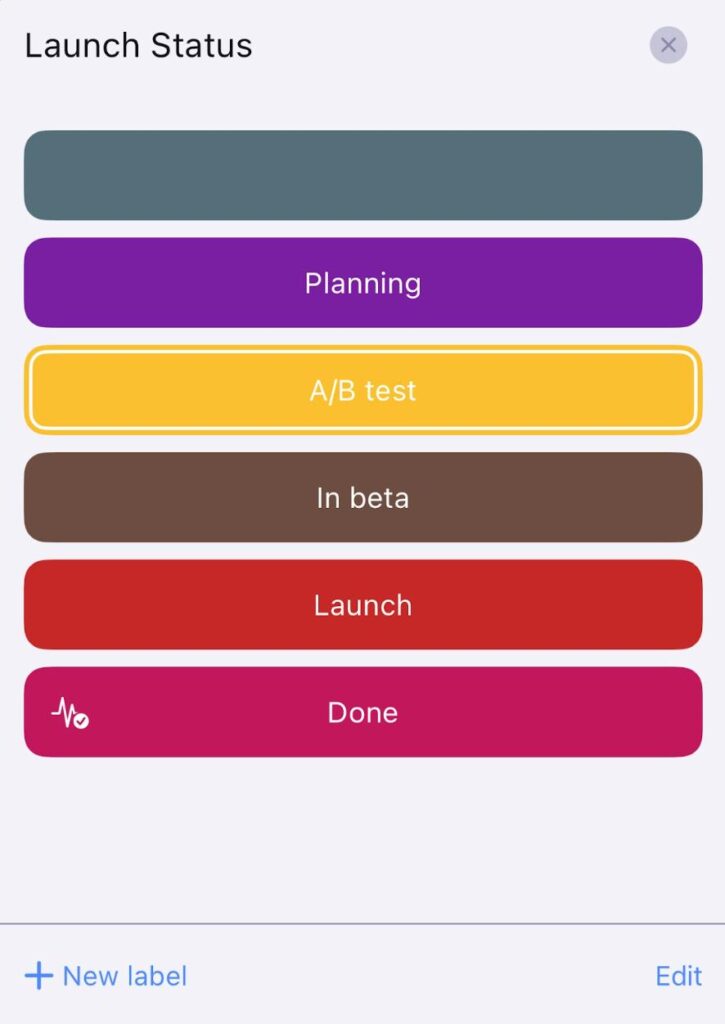 Configure Status Field - Plaky Help