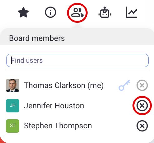 remove board members