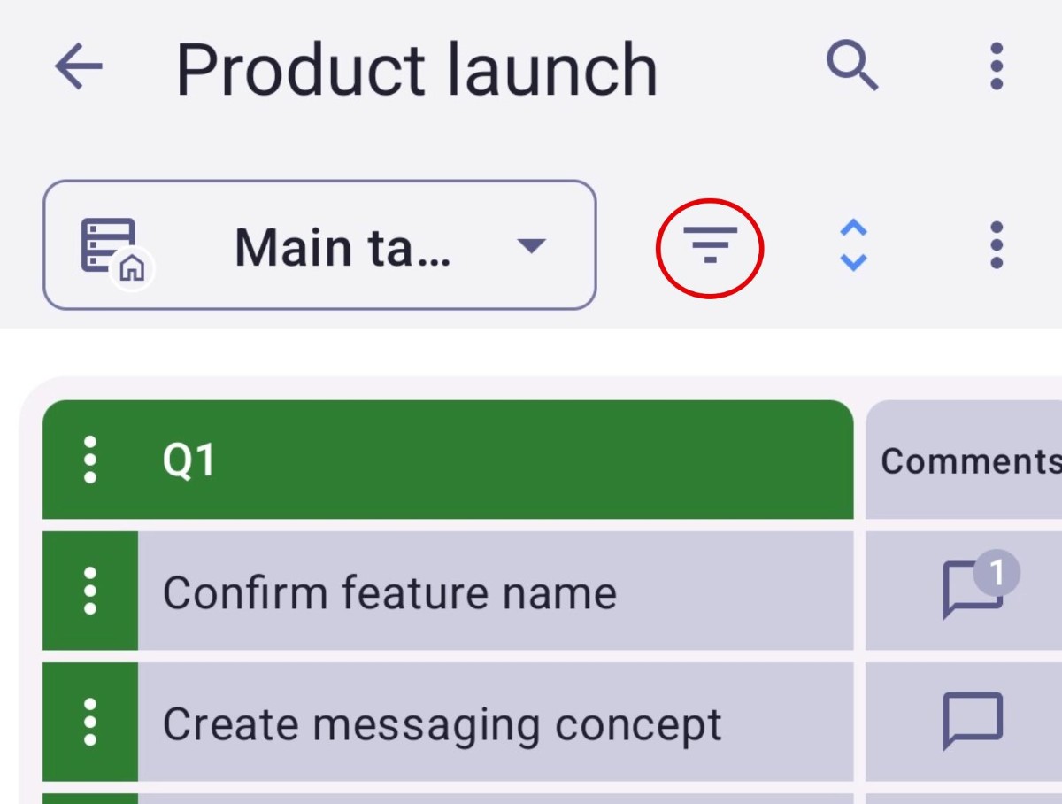 board filter android