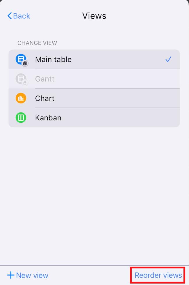 Reorder views on ios