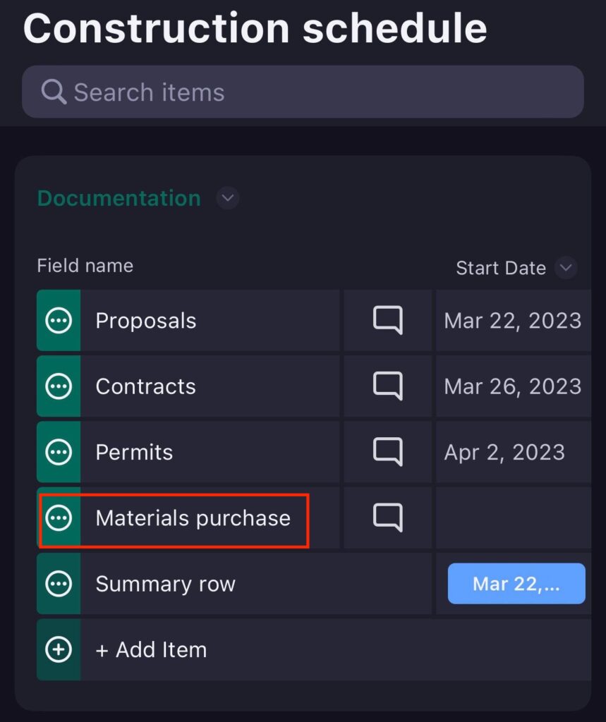 Create Item - Plaky Help