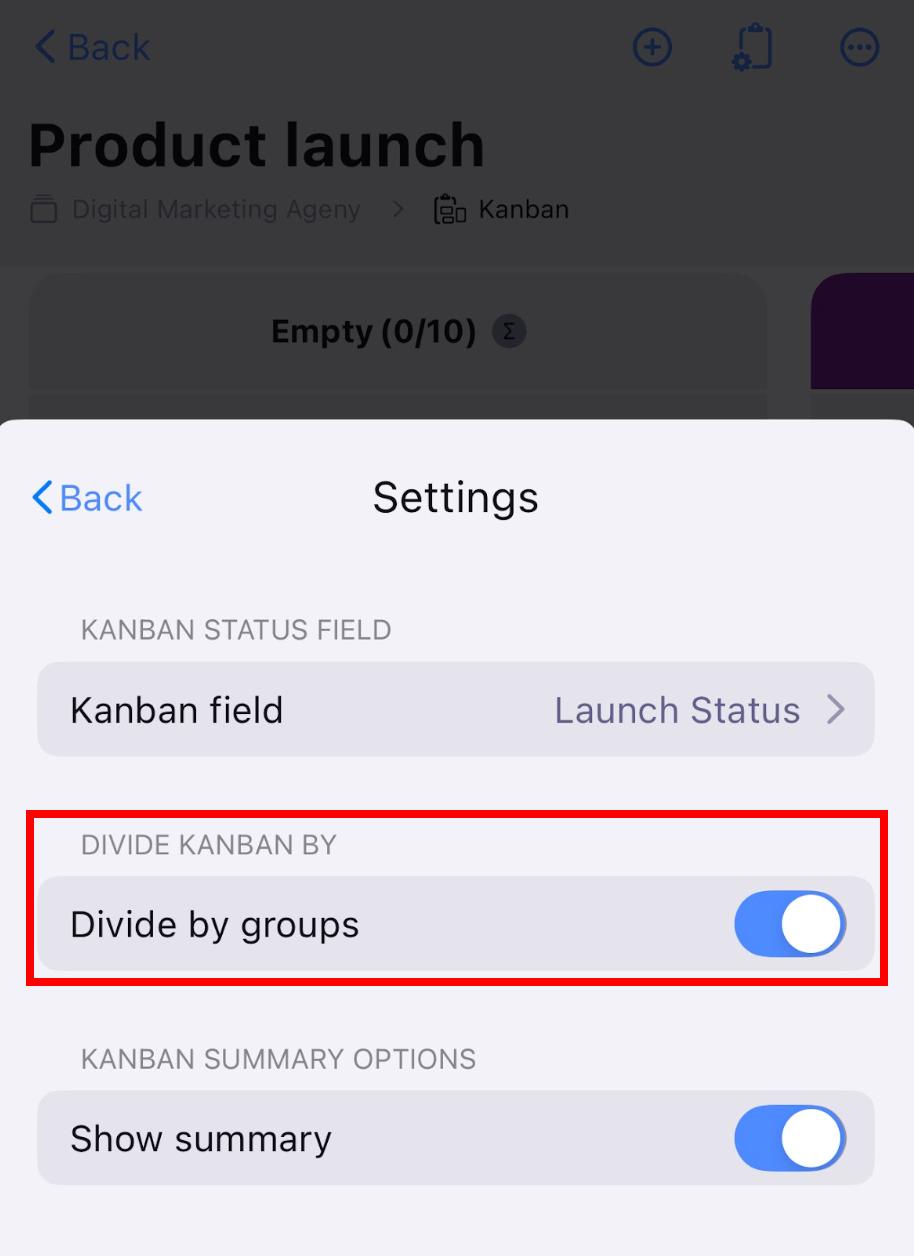 Kanban View - Plaky Help