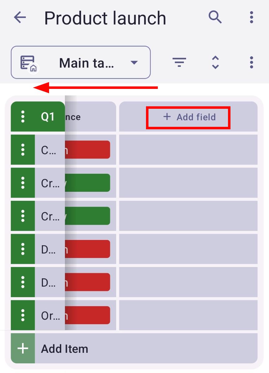 Add new board field on android