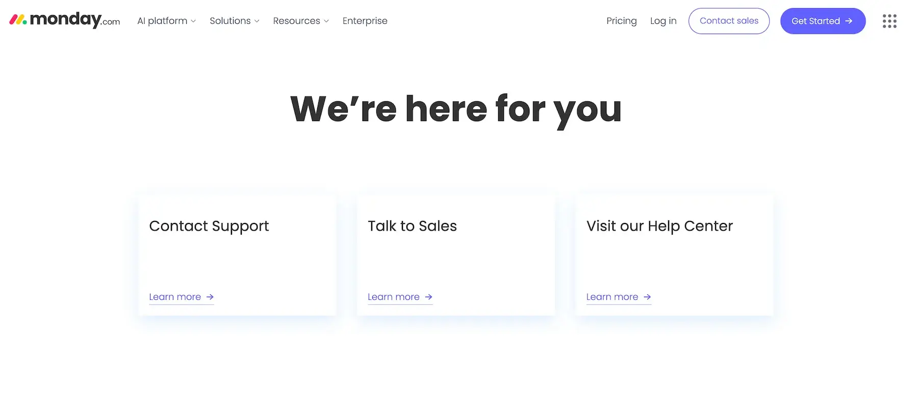 monday.com's Help center