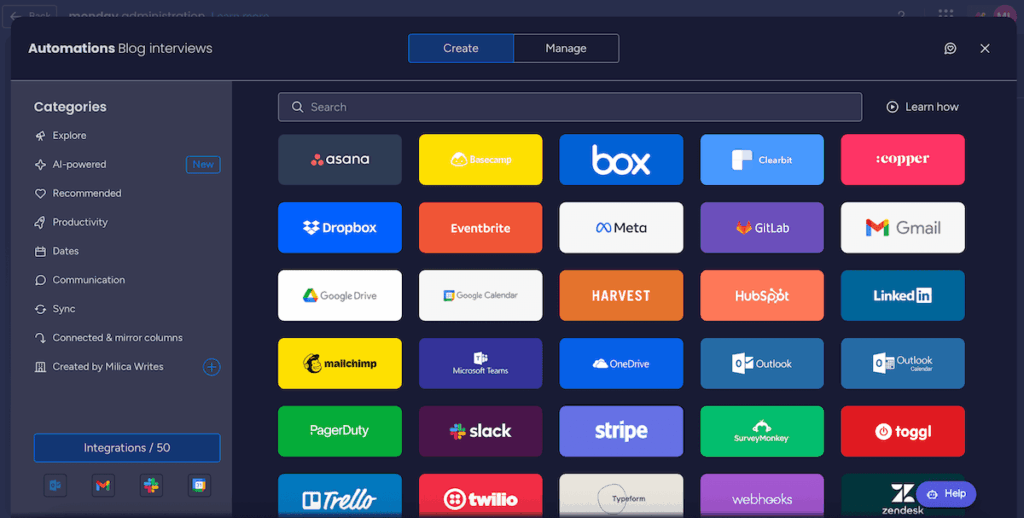 monday.com integrations