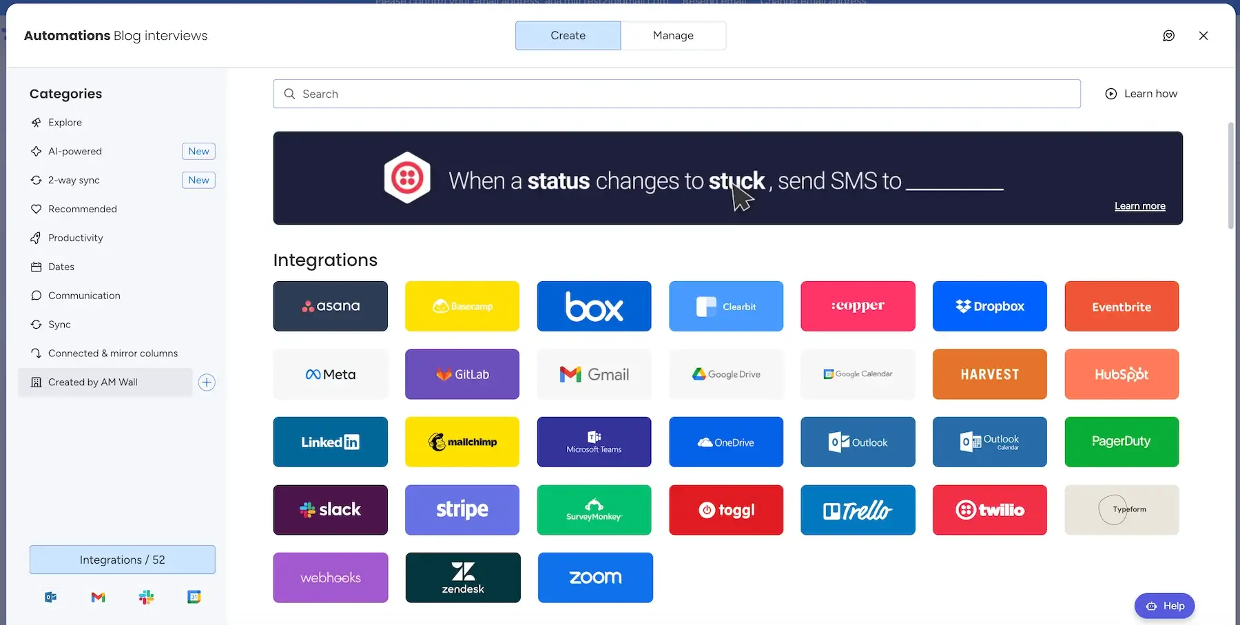 monday.com integrations