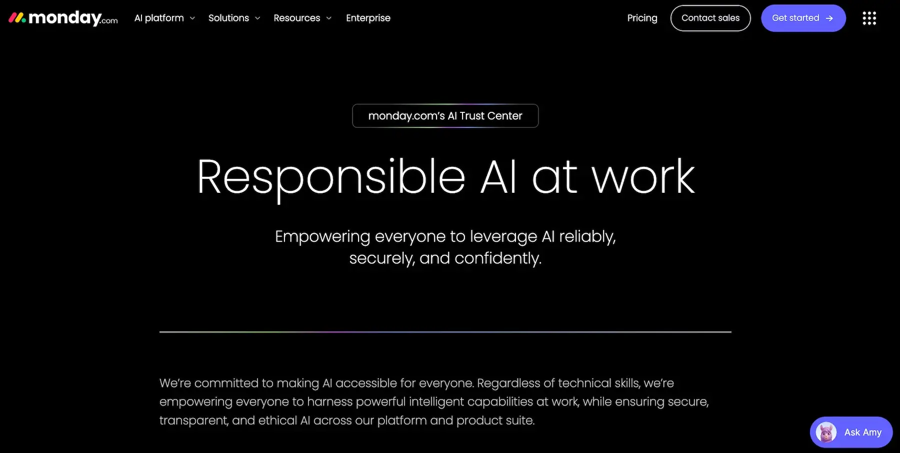 monday.com’s AI Trust Center