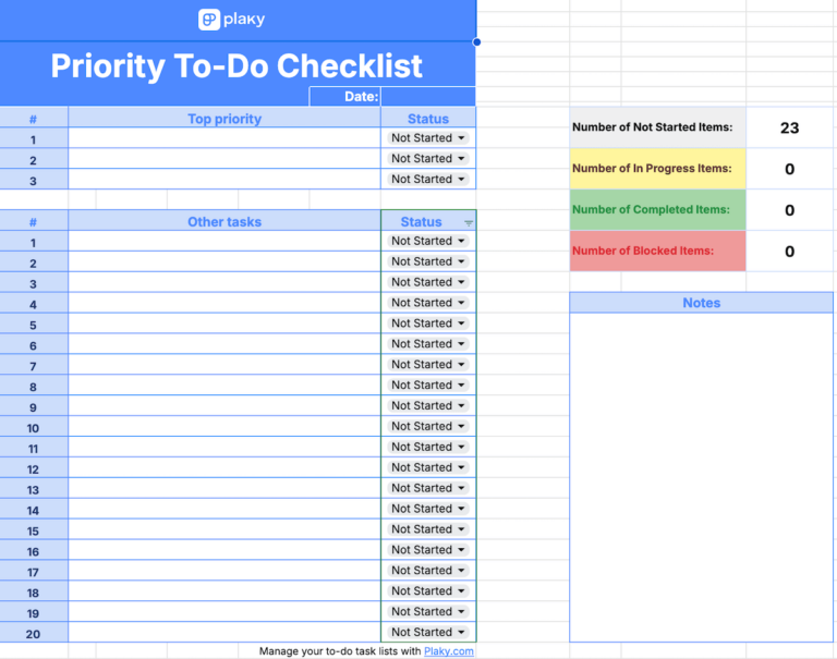 20 Free To-Do List Templates (Customizable & Printable)
