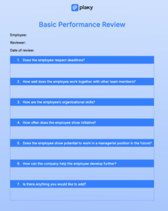 10 Performance Review Templates for Assessing Employees
