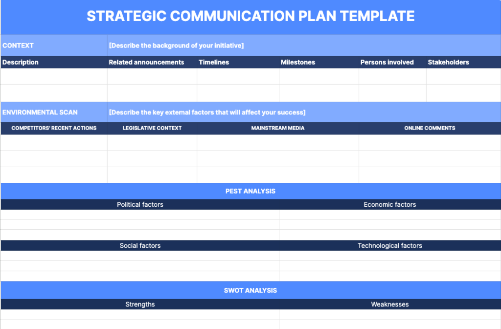 14 Free Strategic Planning Templates for 2024