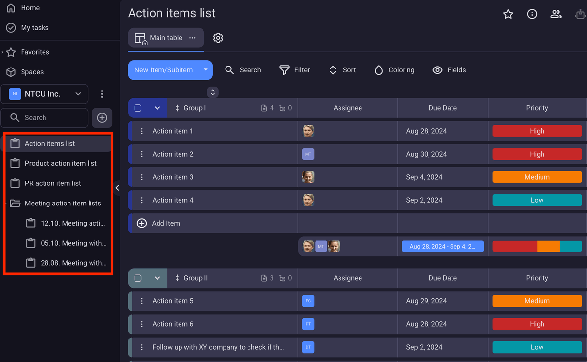 7 Free Action Item Templates for Project Success