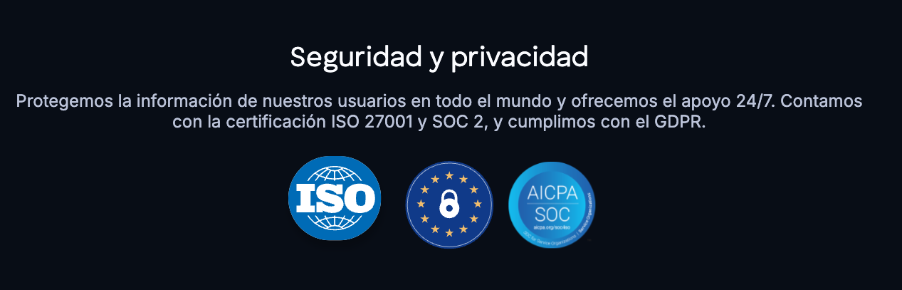 Tus datos están seguros en Plaky