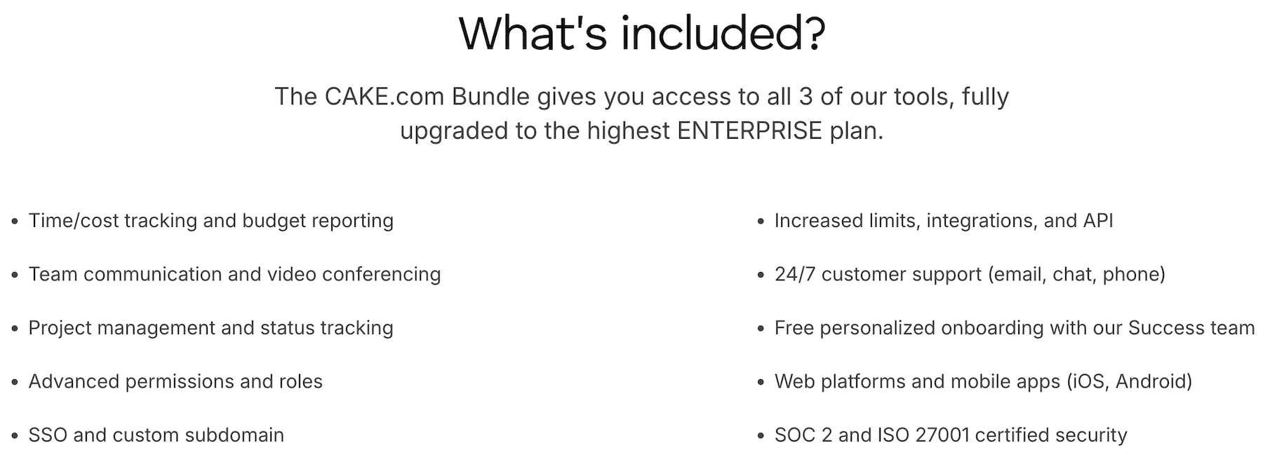 CAKE.com Bundle